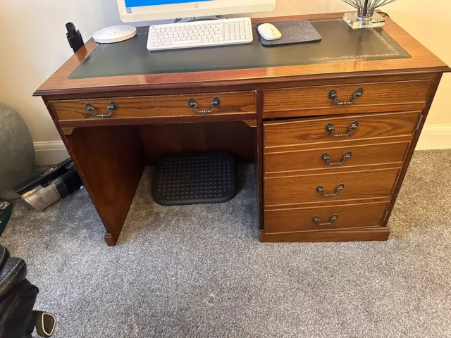 Antique Victorian Mahogany Office Desk