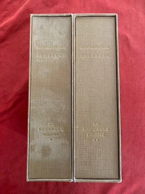 Livre Ancien Rare - J.J. Rousseau 'Julie Ou La Nouvelle Héloïse' Tome 2 - Édition Originale De 1761 - France