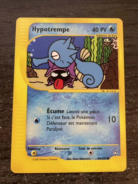 Hypotrempe Commune - Pokemon 84/147 Aquapolis Neuf Fr