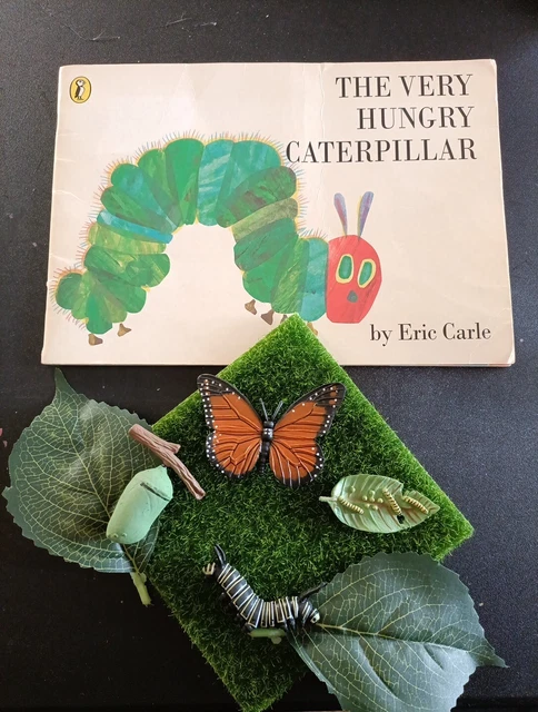 THE VERY HUNGRY Caterpillar Book + Butterfly Life Cycle Models. £5.00 ...