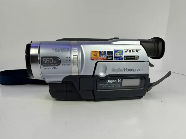 Sony Handycam CCD-TRV608 8mm Hi8 Camcorder Analog Video Cam FOR PARTS OR REPAIR