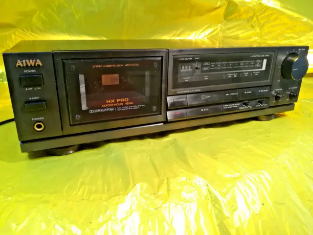 AIWA AD-F370 Registratore Cassette ,  Tape deck HiFI Vintage  NON FUNZIONANTE!!!