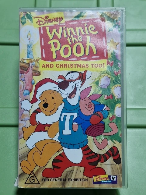 Winnie The Pooh And Christmas Too Vhs WINNIE THE POOH And Christmas Too! Vhs Watched Works Great $17.00