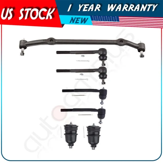 7Pcs Fit For 1978-1987 Buick Regal Suspension Ball Joint Tie Rod End Center Link