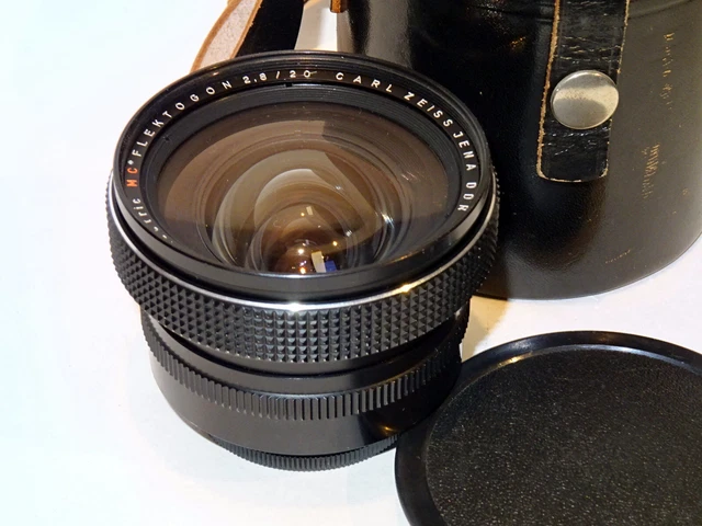 Ultra-Weitwinkel Objektiv lens Carl Zeiss Jena electric MC Flektogon 2,8/20 M-42