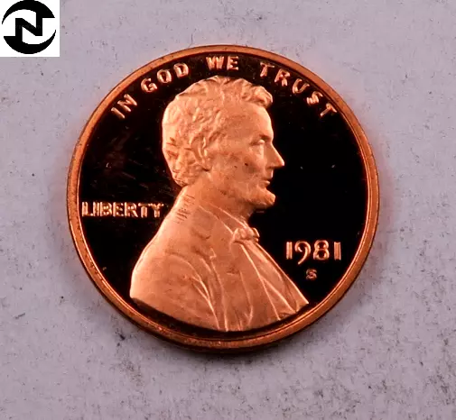 1981-S *Type 2* Lincoln Memorial Penny (TY2) ~  Gem Proof DCAM ~ 1 Coin