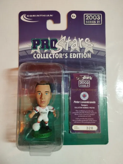 CORINTHIAN PROSTARS GLASGOW RANGERS Peter Lovenkrands  PRO789  BLISTER pack