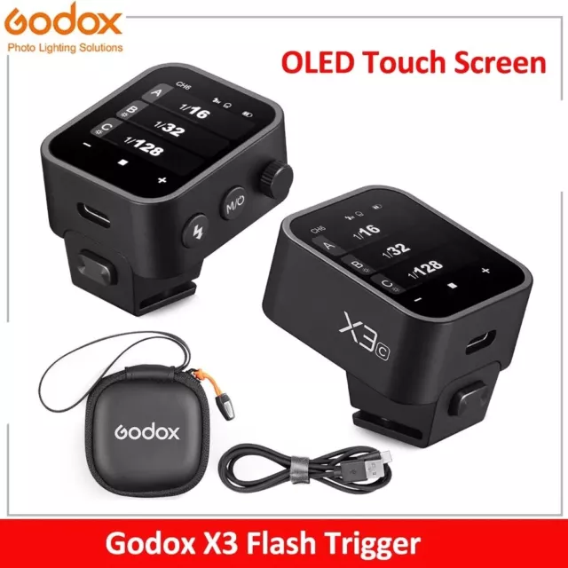 Godox X3 TTL HSS Touch Screen Trigger Transmitter for Canon Nikon Sony Fujifilm