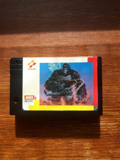 Jeu King Kong 2 Pour MSX2 - Konami 1986 Vintage - Testé Et Fonctionnel - Vendeur Pro