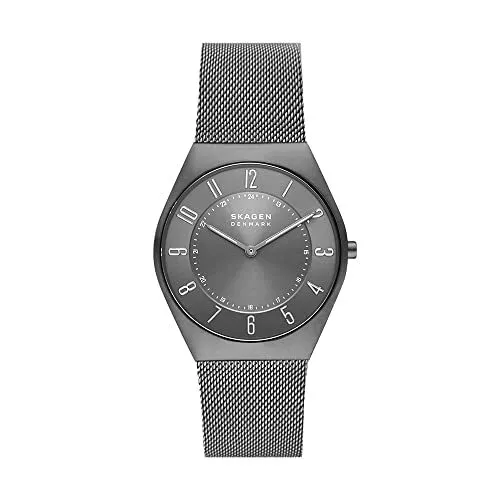 Skagen Grenen Ultra Slim Analog Grey Dial Men's Watch-SKW6824