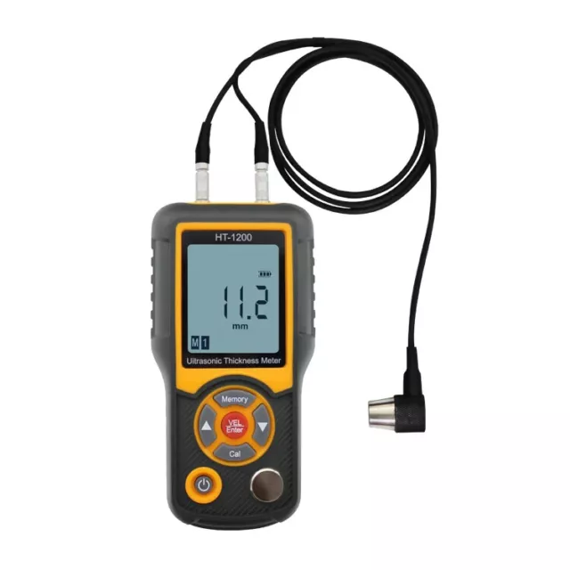 GOYOJO Digital Ultrasonic Thickness Gauge Tester Meter, Range 1.2~ 225mm HT-1200