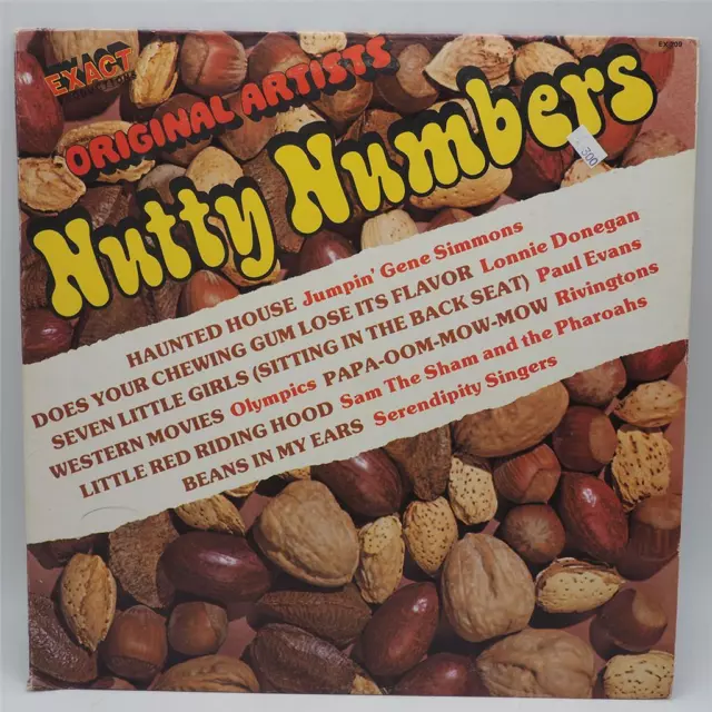 Clásico Varios Nutty Números 1980 Álbum Disco de Vinilo