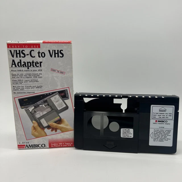 Vhs C To Vhs Cassette Adapter FOR SALE! PicClick UK