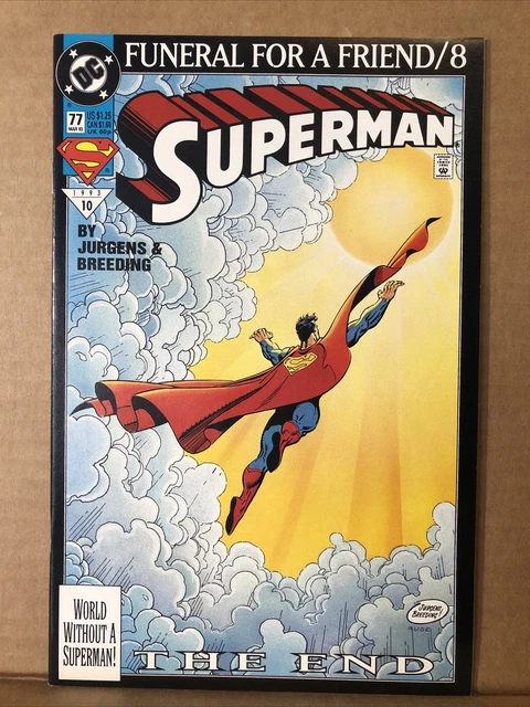 DC Comics Superman Vol.2 #77 VF-NM Funeral For A Friend Part 8