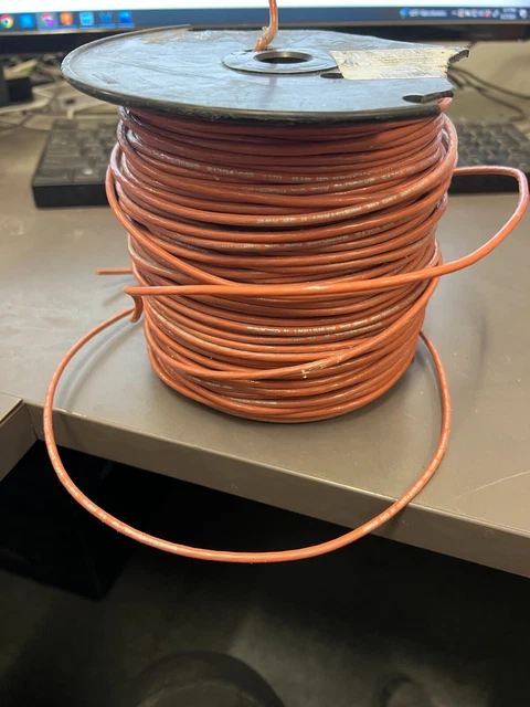 THHN hook-up wire, 12 AWG, 19-stranded, bare copper, brown insulation, 600V, 500
