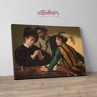 Caravaggio cena in Emmaus design quadro stampa tela dipinto telaio arredo casa 
