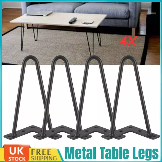 Table Leg Heavy Duty Metal Dining Coffee Bench Office Desk Steel Trestle UK