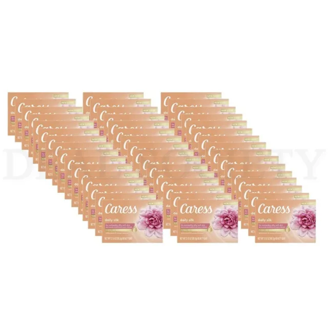 Caress Beauty Bar Soap For Noticeably Silky Soft Skin 3.15oz Each Lot of 48