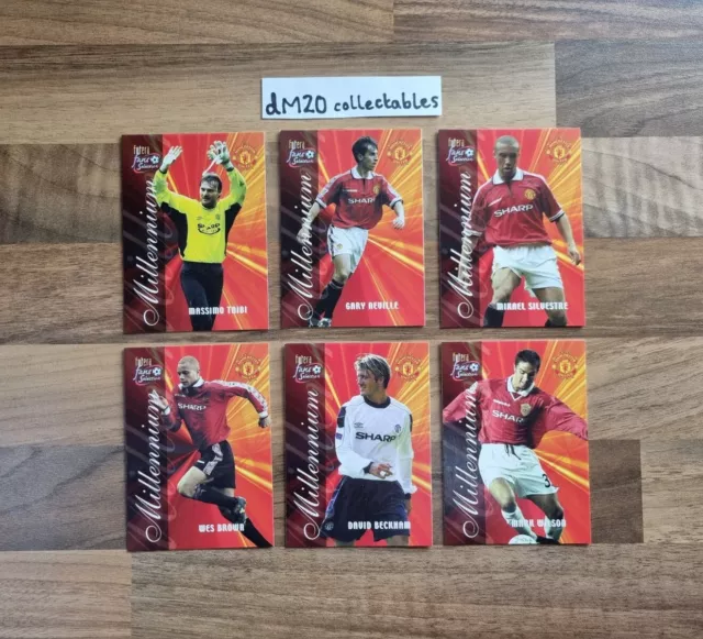 Futera Fans Selection 2000 Manchester United Football Trading Cards Millenium