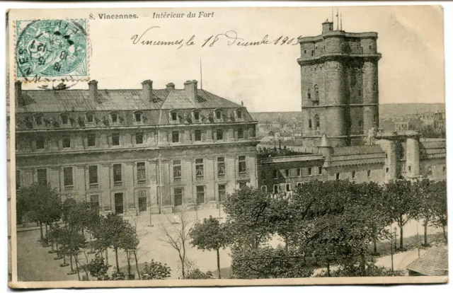 CPA - Carte Postale - France - Vincennes - Intérieur du Fort - 1903 (I10146)