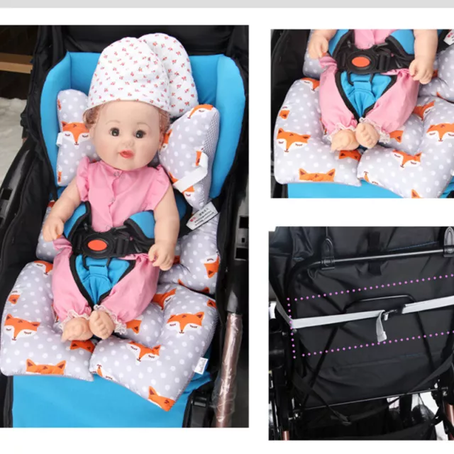 Infant Baby Stroller Car Seat Pram Cushion Chair Pad Mat Thick Liner BodySupport 3