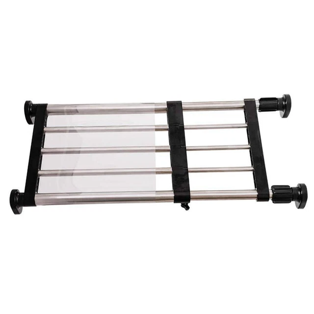 3Pcs Support de Rangement Rail Porte-Plateaux Titulaire Lecteur Mur