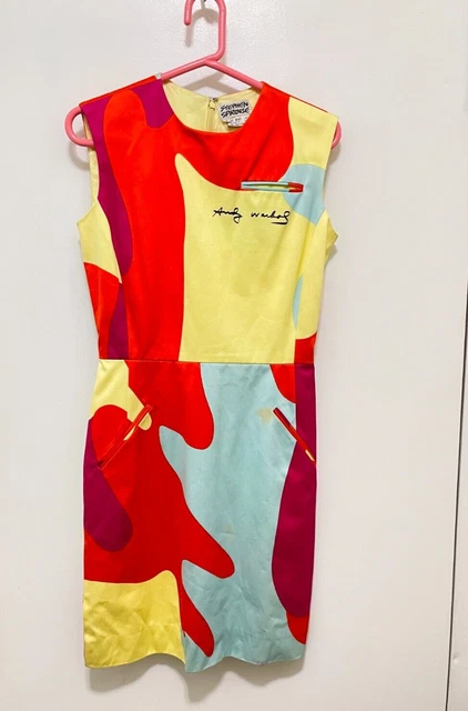 Vintage RARE Stephen Sprouse x Andy Warhol estate 1987 Camouflage Dress Camo 4 Vintage RARE Stephen Sprouse x Andy Warhol estate 1987 Camouflage Dress Camo 4