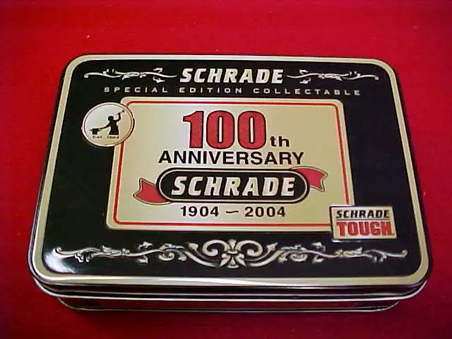 LOT OF 6  SCHRADE USA KNIFE 100th. Anniversary Tins (No Knives)