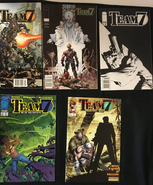 Image Comic Books- Team 7 & Weapon Zero Mixed Lot of 9