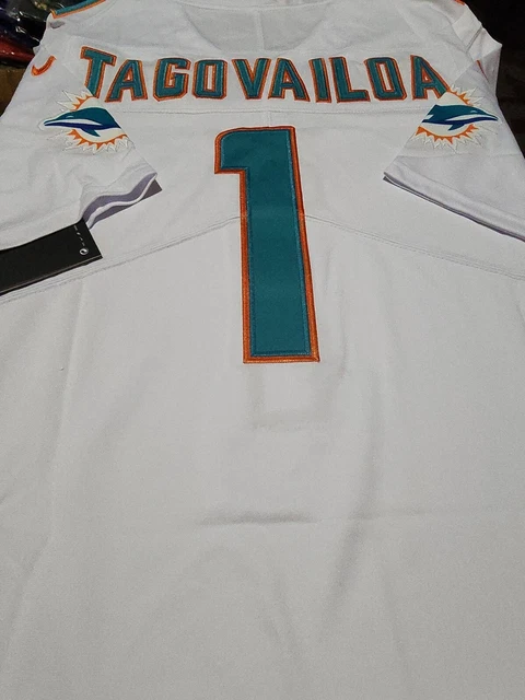 NWT adult Customized jersey dolphins #1 Tua tagovailoa size XXxL color White new