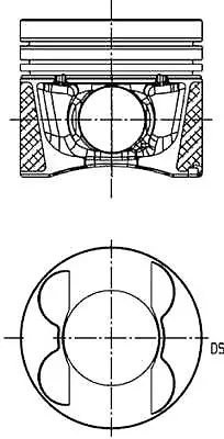 41714600 Kolbenschmidt Piston For Mercedes-Benz