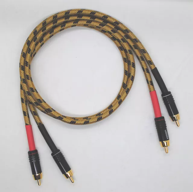 ✅Sommercable CLASSIQUE gelb / HighEnd Cinchkabel / warm-druckvoll-clean / CM06✅