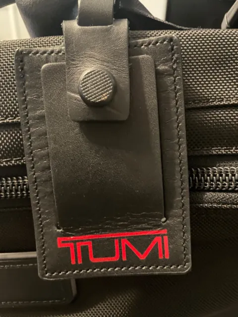 TUMI Alpha 3 garment bag clean black luggage work carry-on tri fold travel