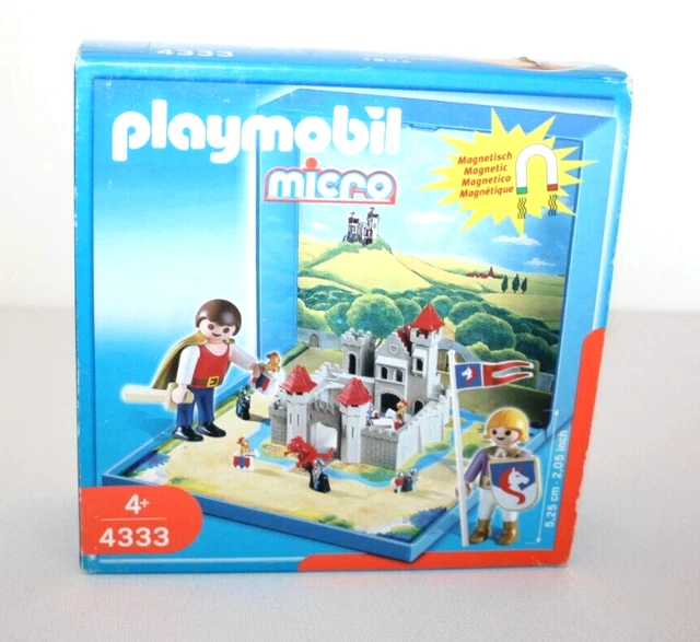 Playmobil Micro Château Des Chevaliers 4333 – Boîte Neuve Jamais Ouverte – Vintage Chevaliers