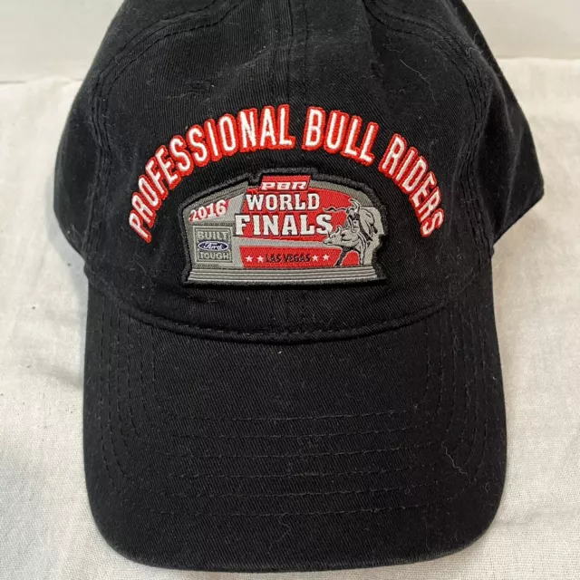 PBR Professional Bull Riders 2016 National Finals Las Vegas Black Ball Cap Hat