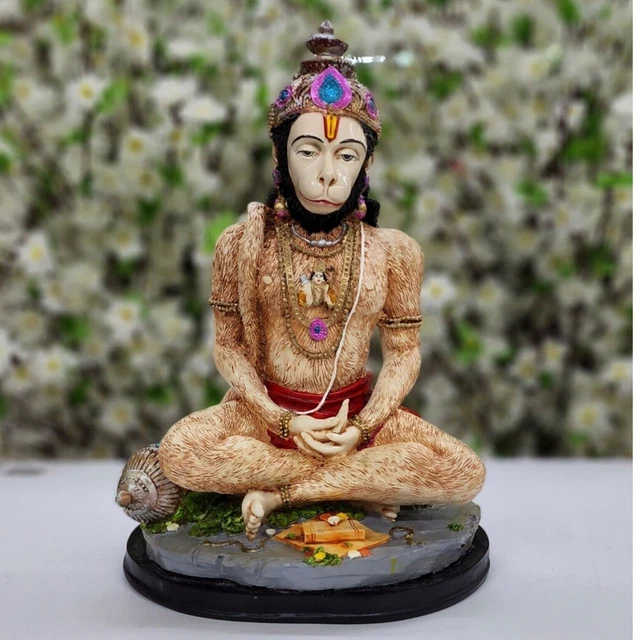 LORD HANUMAN STATUE Resin Bajrangbali Idol Monkey God Figurine Hindu