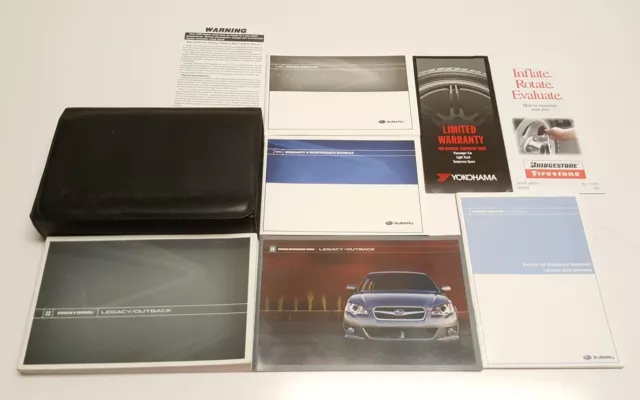 2008 SUBARU LEGACY / OUTBACK OWNERS MANUAL GUIDE 2.5L 3.0L GT SPECB LIMITED 2.5i