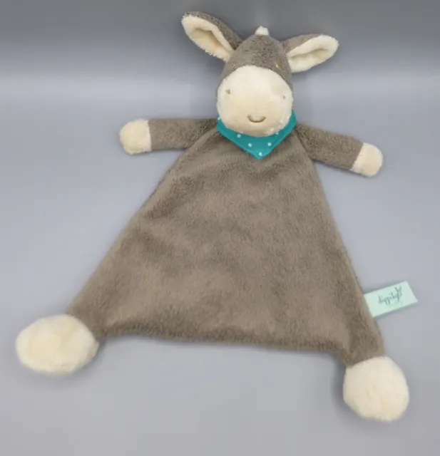 Aurora Aurora Dippity Donkey Grey Baby Comforter Blankie Blanket Soother