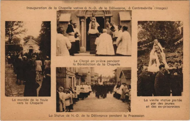 CPA CONTREXÉVILLE Inaug. De la Chapelle N.D. de la Delivrance (151575)