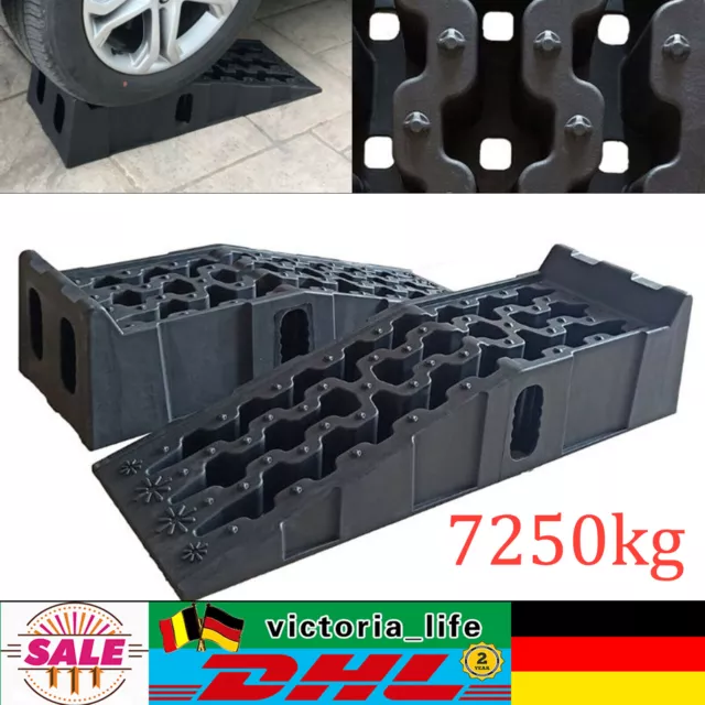 Rampa di accesso rampa auto suv 245 ruote pneumatici auto stabilizzazione per coppia 7250 kg