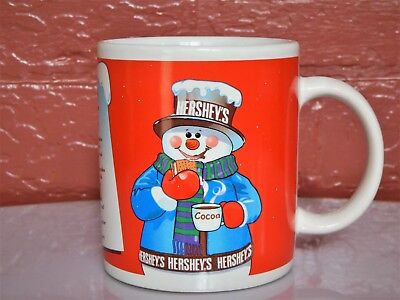 Houston Harvest Gift Products Hershey's Cocoa Smores Recipe Snowman 12 ounce Cup
