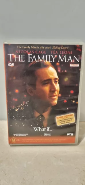 THE FAMILY MAN DVD 2000 PAL Region 4 Nicholas Cage 4.99