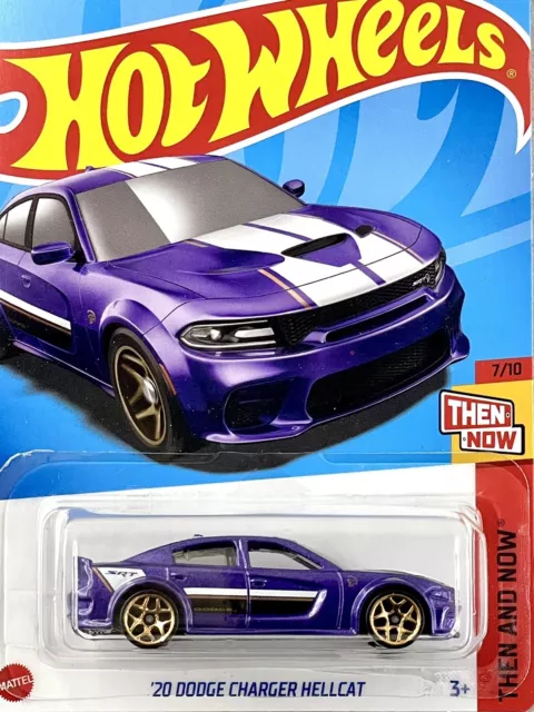 Hot Wheels 2020 DODGE CHARGER HELL AT (great condition) Purple Then & Now 2023