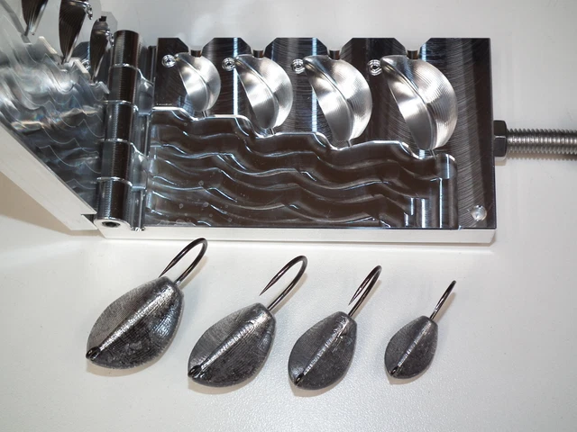 Slip Jig Lure - Sz: 1/8, 3/16, 1/4, 3/8, 1/2, 9/16 - Hk: N/A - Collar: Ball