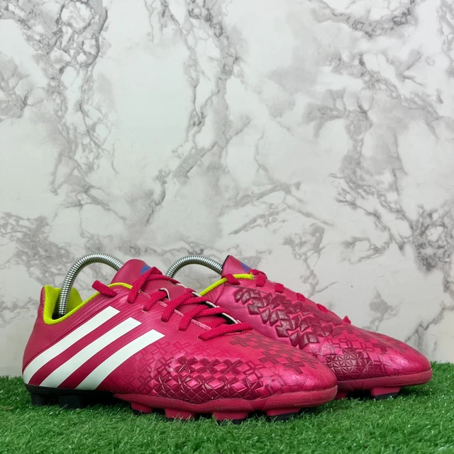 ADIDAS FOOTBALL BOOTS 5.5 Pink Firm Ground FG Predito Predator