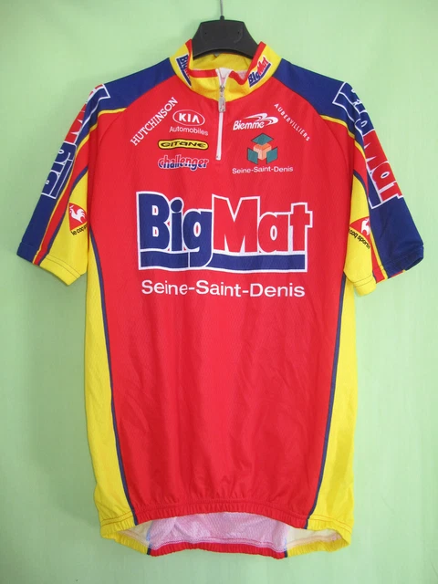 Maillot cycliste Roslotto ZG Mobili 1997 Biemme Bianchi jersey Vintage - L