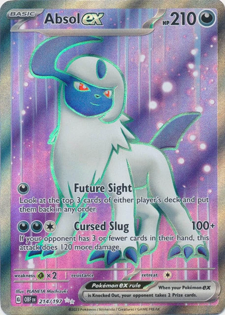 Pokemon - Absol ex (Full Art) - 214/197 - SV Obsidian Flames - Ultra Rare