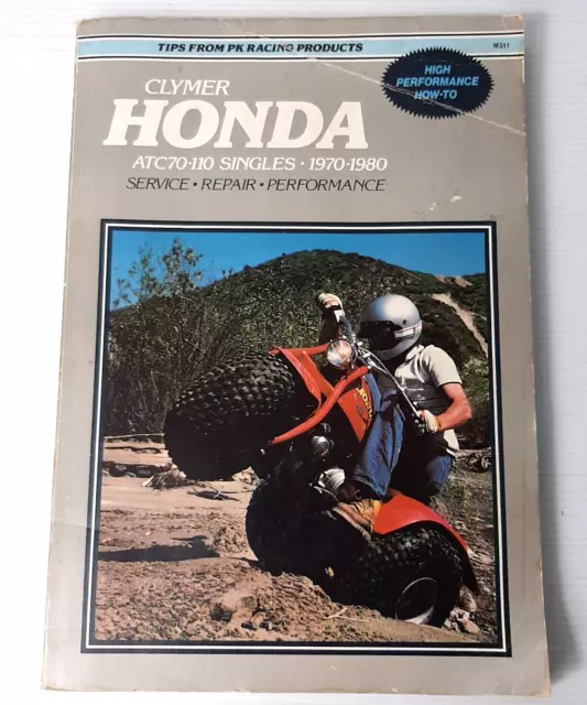 Honda Trike ATC70-110 Singles 1970-1980 Clymer Service Repair Manual M311