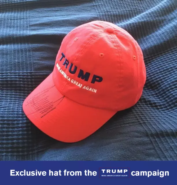 Cappello Make America Great Again - MAGA - firmato dal presidente Donald Trump - UNICO