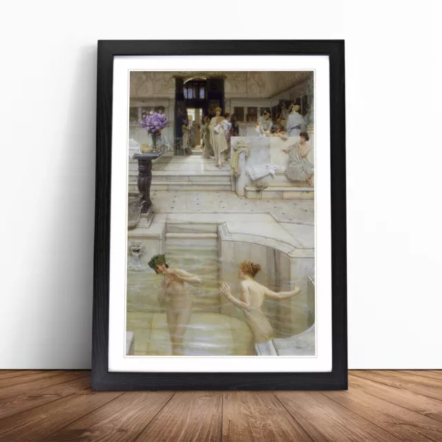 A Favourite Custom By Lawrence Alma-Tadema Wall Art Print Framed Canvas Picture
